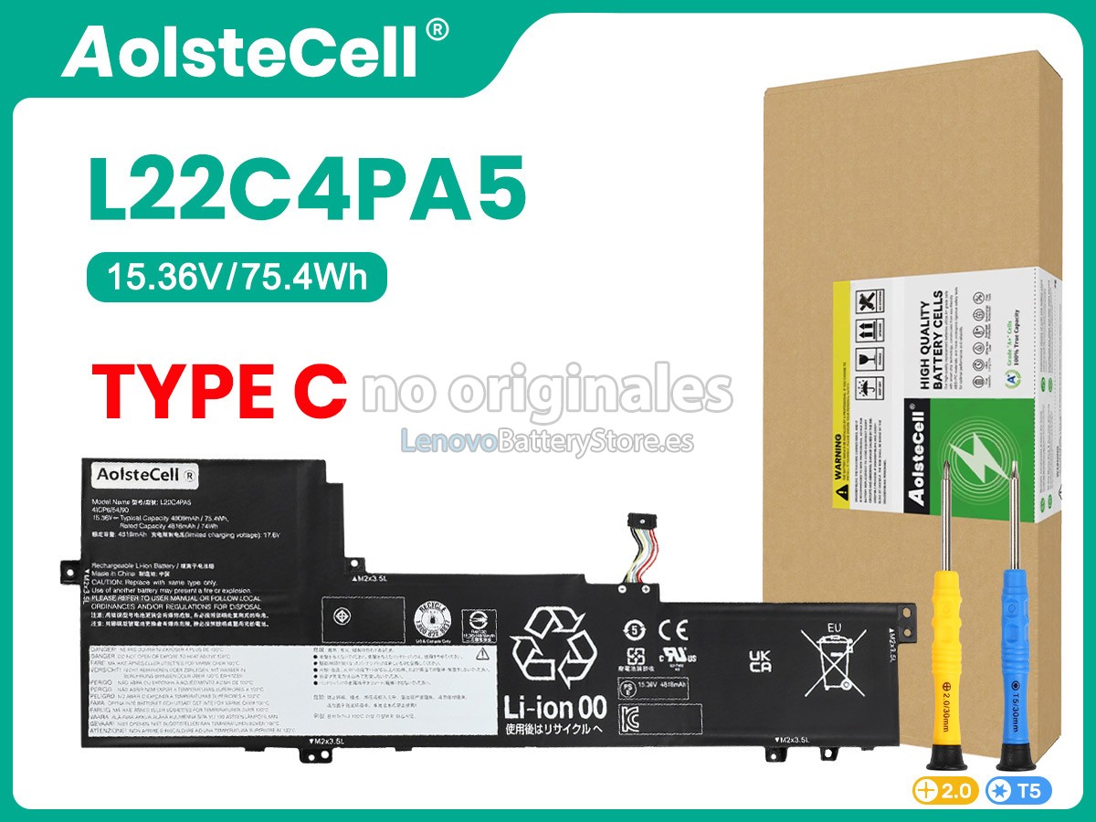 bateria para Lenovo IdeaPad SLIM 5 16ABR8-82XG0060MX